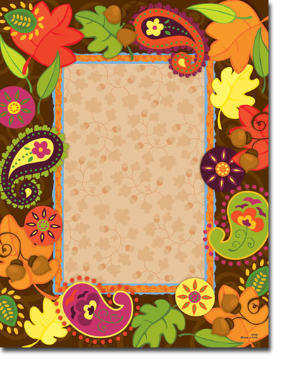 Paper So Pretty - Blank Designer Papers (Autumn Paisleys) (DP930)